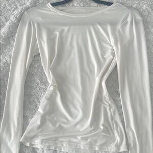 Elegant White Long Sleeve Top